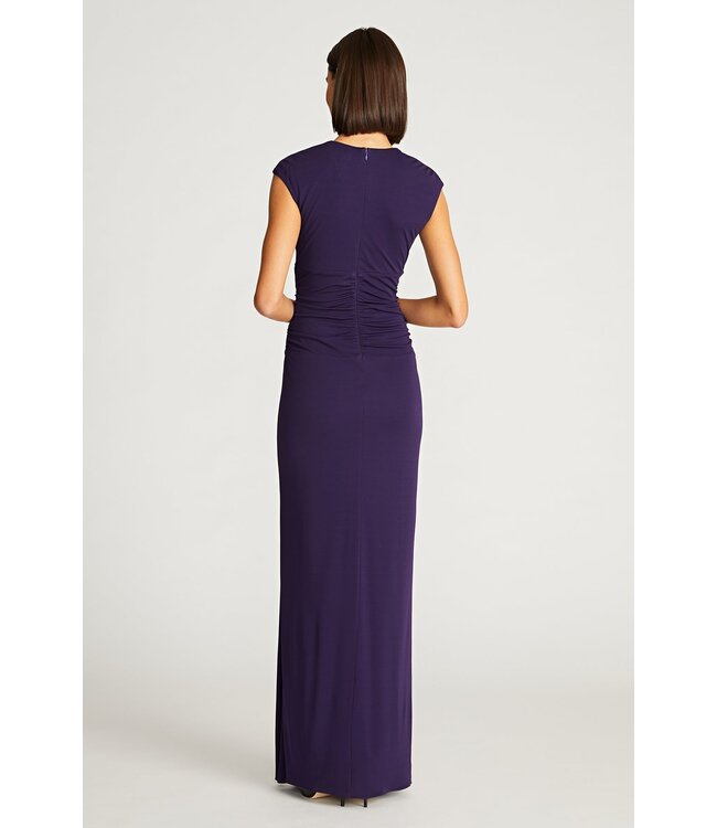 Halston Robe Giovanna en jersey mat