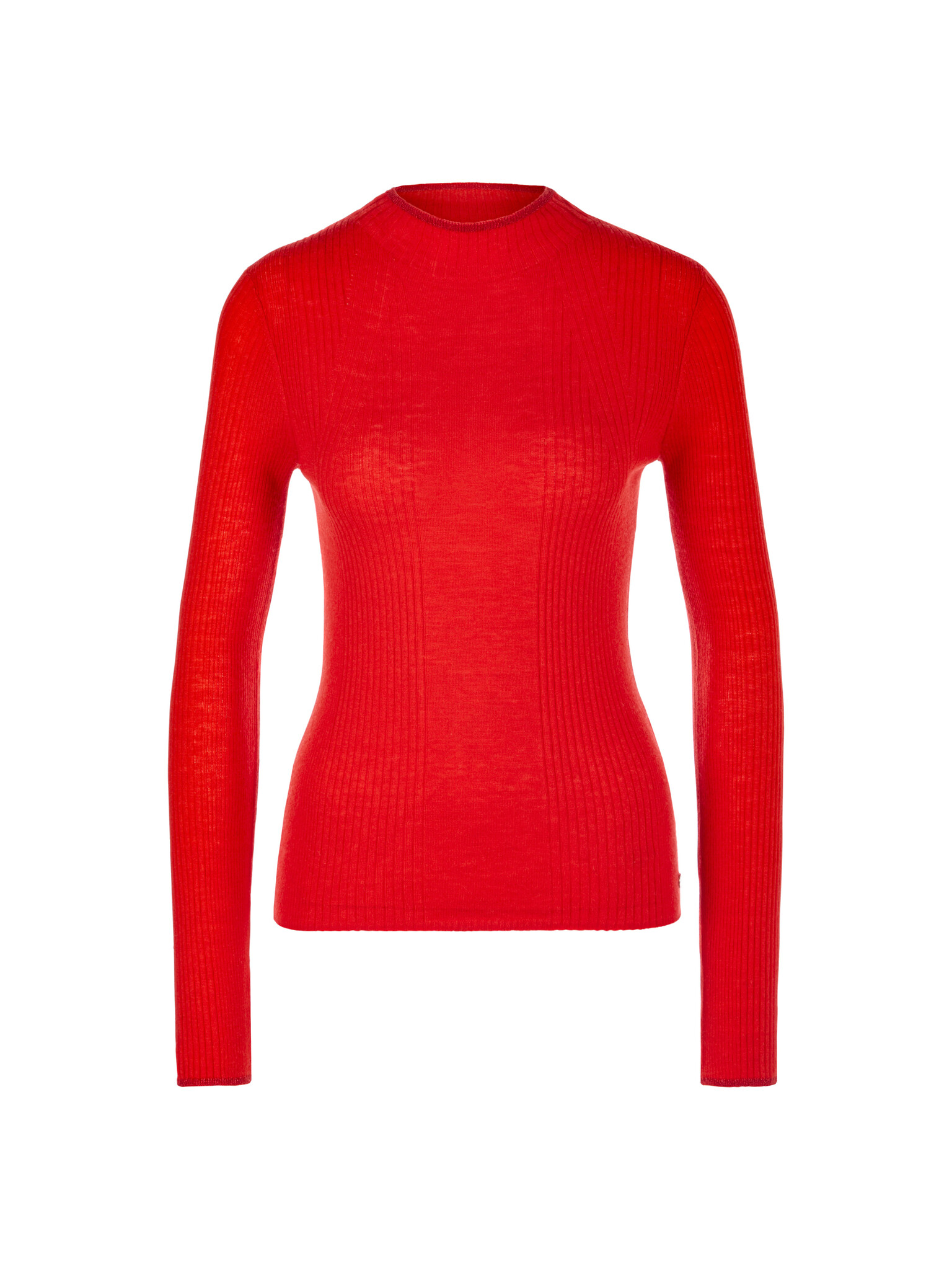 High-Neck Long Sleeve Top