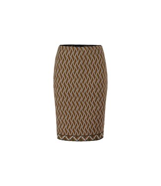 MARC CAIN Midi Skirt with Pattern
