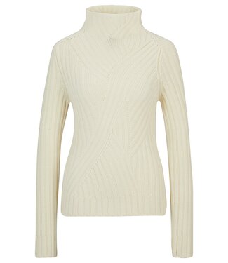 BOSS Funnel-Neck Sweater in Virgin Wool and Cashmere