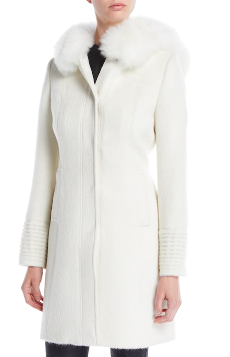 Hooded Fur Coat