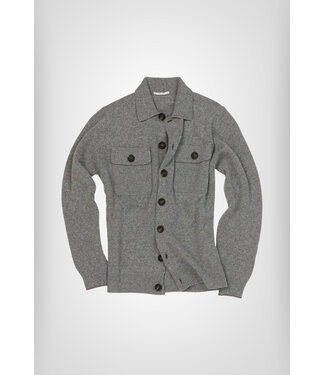Fradi Grey Sweater in Wool and Cashmere