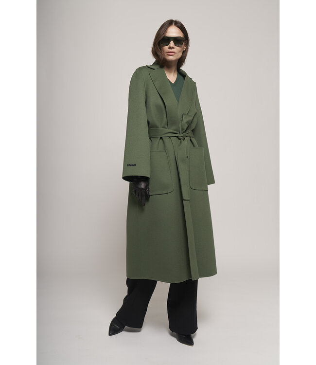 Manzoni24 MANTEAU CACHEMIRE JADE