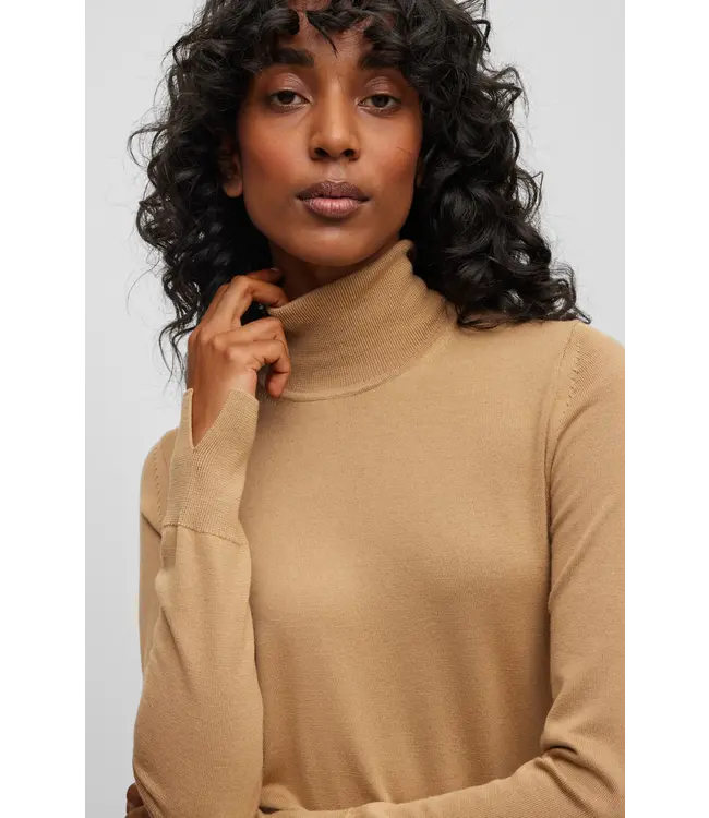 BOSS ROLLNECK SWEATER IN VIRGIN WOOL