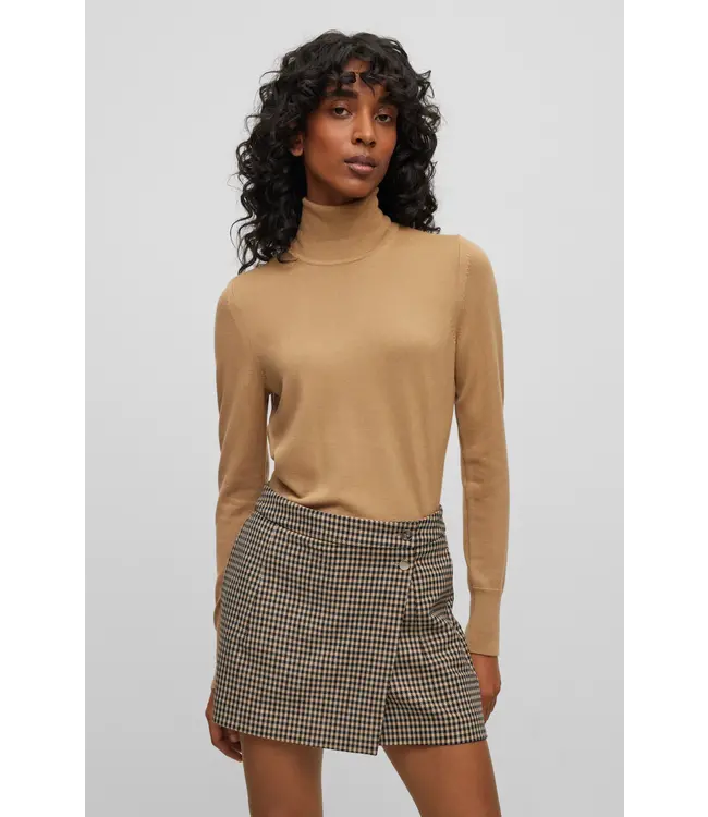 BOSS ROLLNECK SWEATER IN VIRGIN WOOL