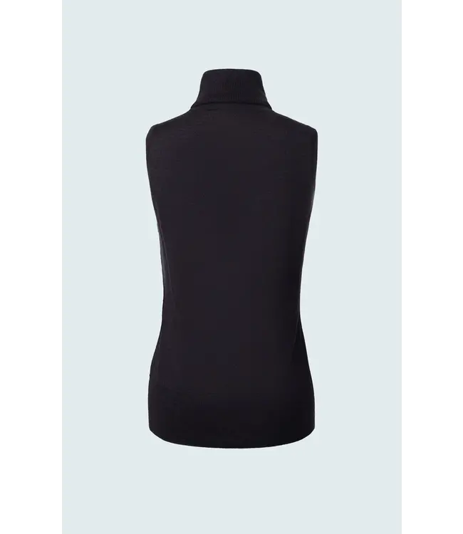 IRIS Merino Blend Sleeveless Turtleneck