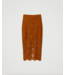 TWINSET Midi macramé lace skirt