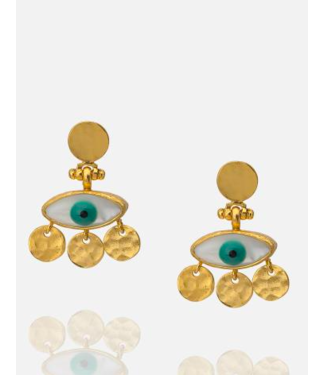 RM KANDY Evil Eye Drop Earrings