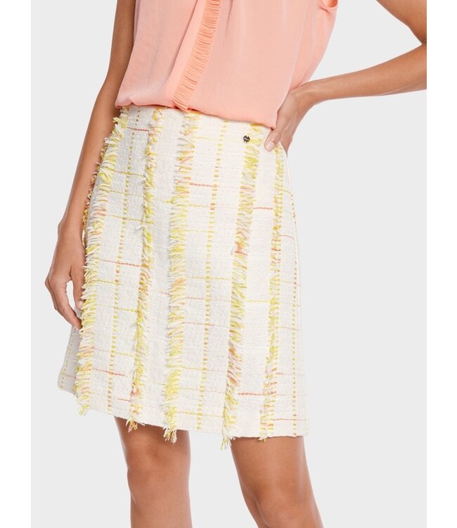 MARC CAIN Skirt with Fringes
