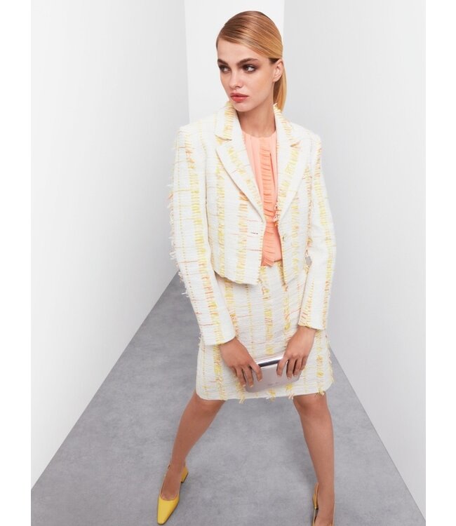 MARC CAIN Skirt with Fringes