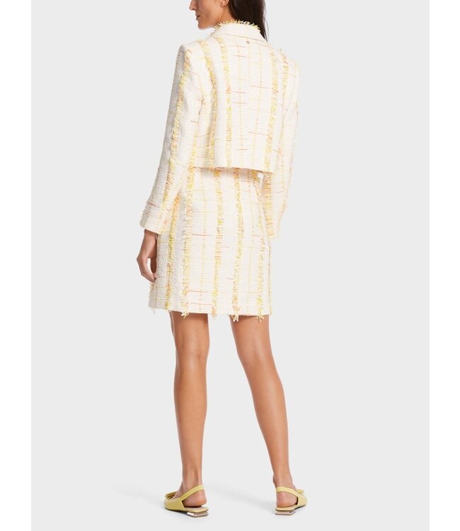 MARC CAIN Short Blazer with Quilted Edges