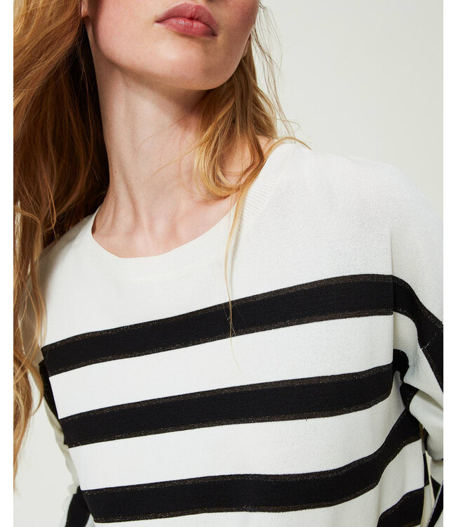 TWINSET Pull rayé régulier
