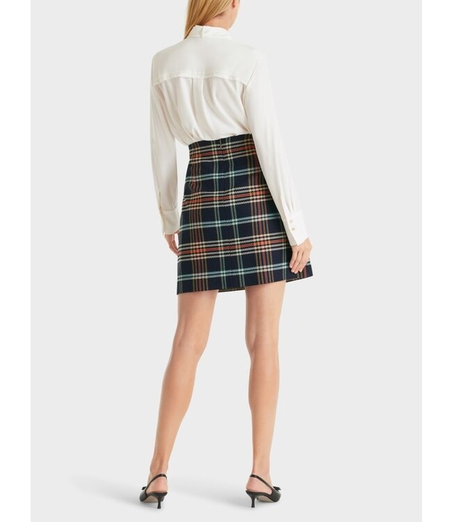 MARC CAIN Sixties Style Plaid Mini Skirt