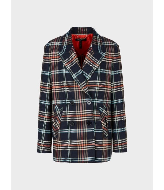MARC CAIN Blazer with Check Pattern