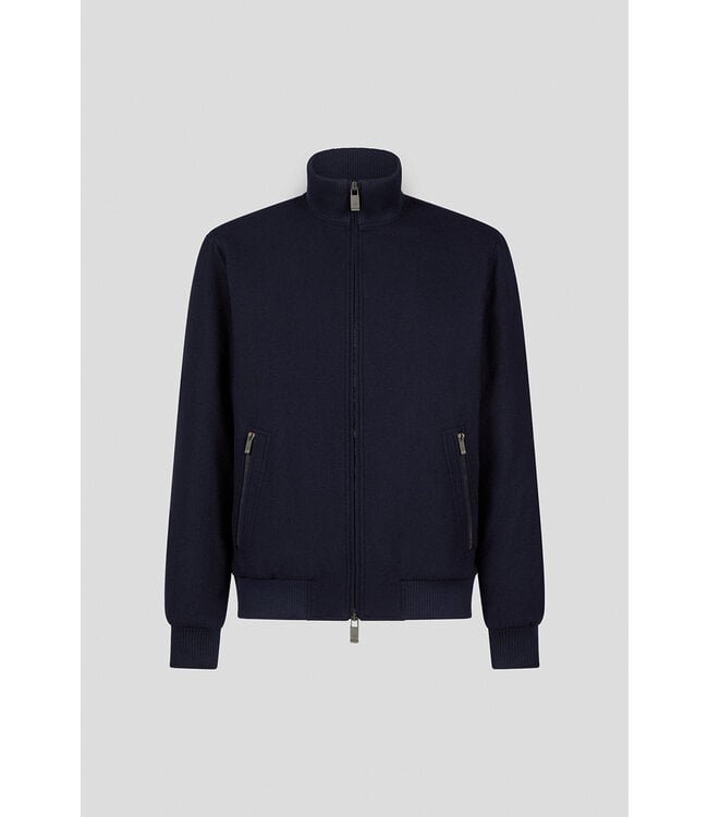 PAL ZILERI BOMBER IN KNITTED WOOL