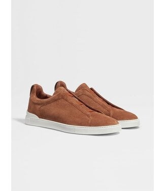 ZEGNA SNEAKERS TRIPLE STITCH™ EN DAIM