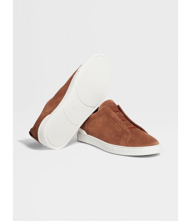 ZEGNA SNEAKERS TRIPLE STITCH™ EN DAIM