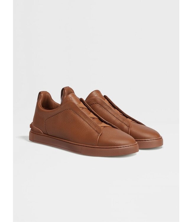 ZEGNA DEERSKIN TRIPLE STITCH™ SNEAKERS