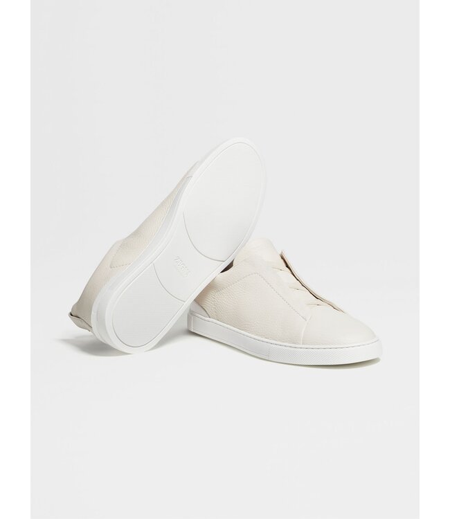 ZEGNA DEERSKIN TRIPLE STITCH™ SNEAKERS