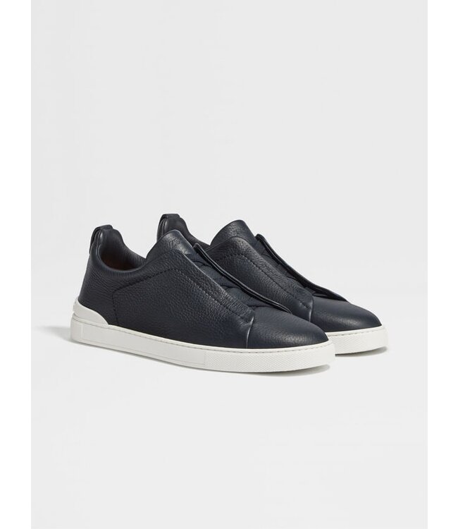 ZEGNA DEERSKIN TRIPLE STITCH™ SNEAKERS