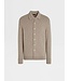 ZEGNA CHEMISE EN CACHEMIRE OASI MÉLANGÉ TAUPE CLAIR