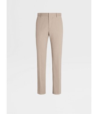 ZEGNA PANTALON CHINO D'HIVER EN COTON MÉLANGÉ