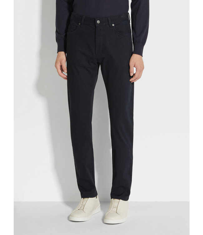 ZEGNA STRETCH COTTON ROCCIA JEANS