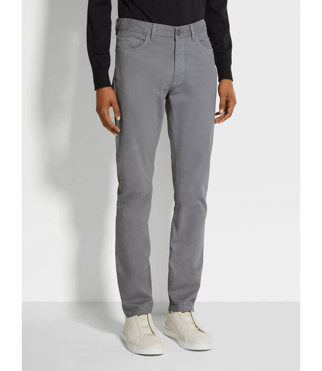 ZEGNA STRETCH COTTON ROCCIA JEANS
