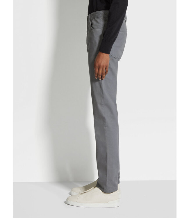 ZEGNA JEAN ROCCIA EN COTON STRETCH