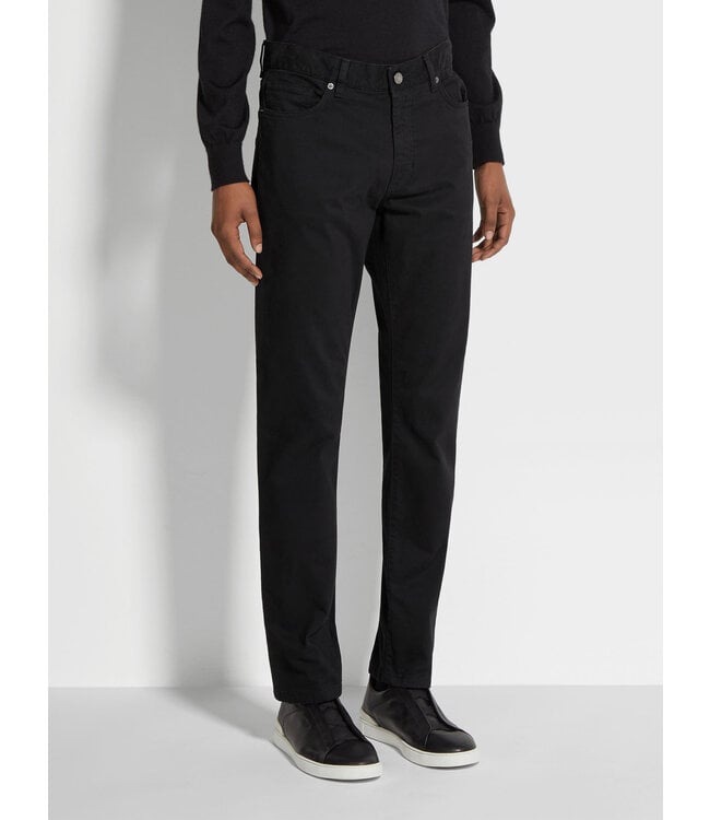 ZEGNA JEAN ROCCIA EN COTON STRETCH