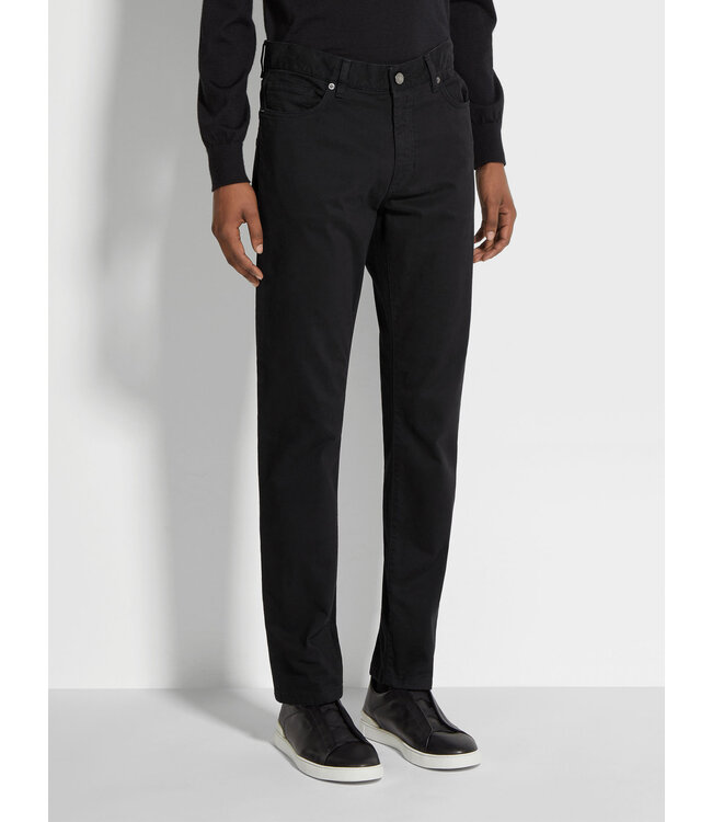 ZEGNA STRETCH COTTON ROCCIA JEANS