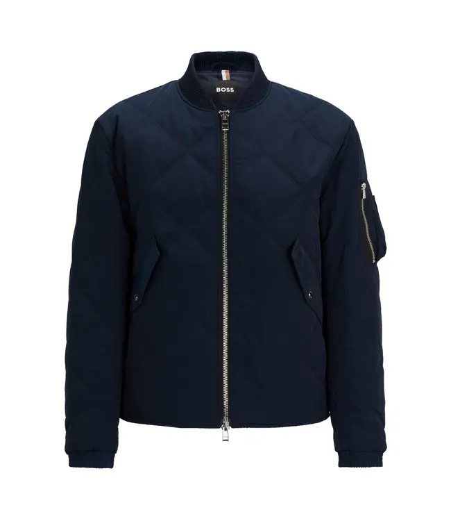 BOSS QUILTED REGULAR-FIT JACKET