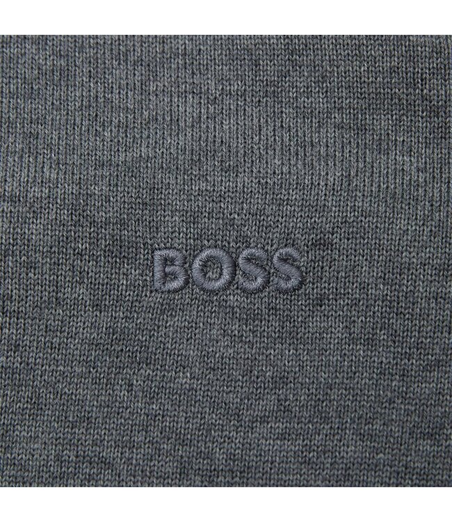 BOSS POLO EN TRICOT À MANCHES LONGUES