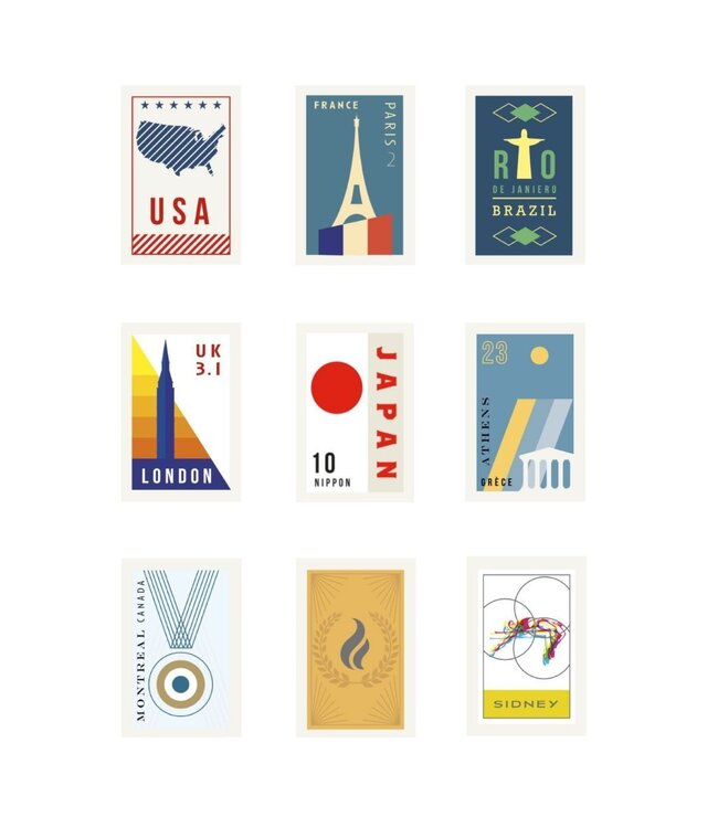 FPM MILANO Autocollants Pays