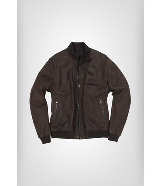 Fradi Core Brown Suede Bomber