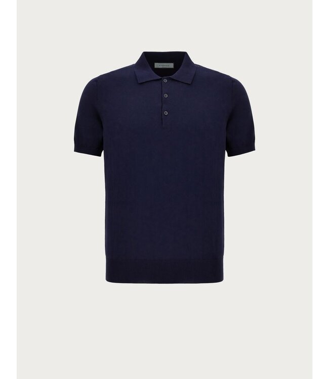 CANALI POLO SHIRT IN GARMENT-DYED SHAVED COTTON