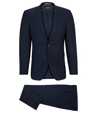BOSS SLIM-FIT SUIT IN VIRGIN WOOL WITH SIGNATURE LINING