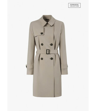 CINZIA ROCCA SATIN TECH TRENCH COAT