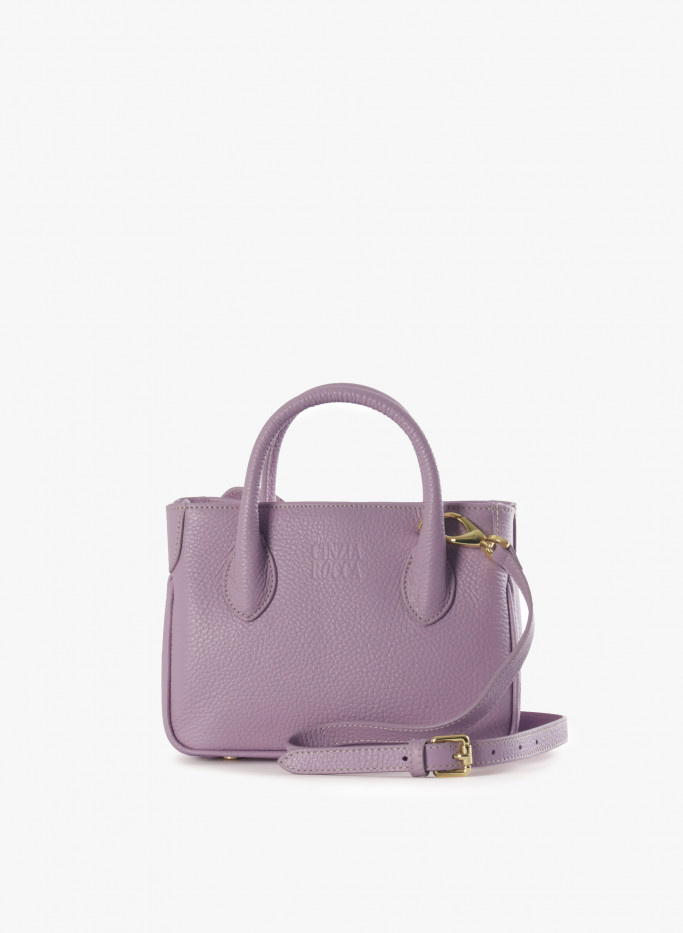 Mini Tote Bag in Genuine Leather