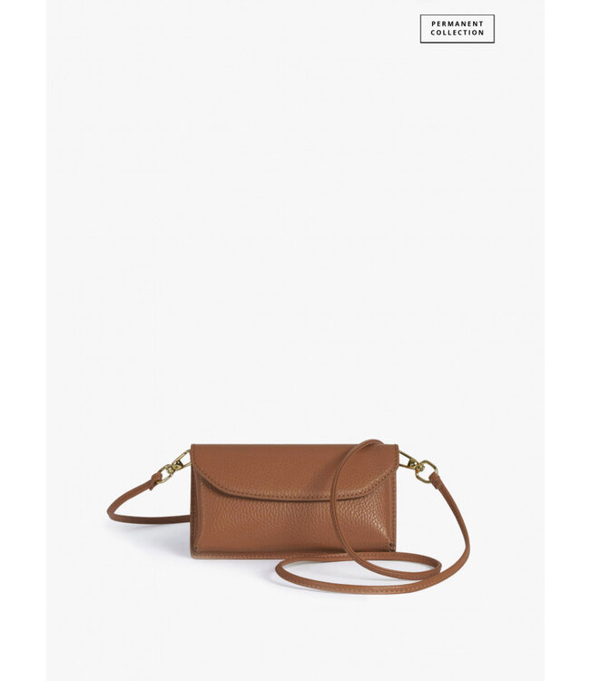 CINZIA ROCCA CROSSBODY PHONE BAG IN GENUINE LEATHER