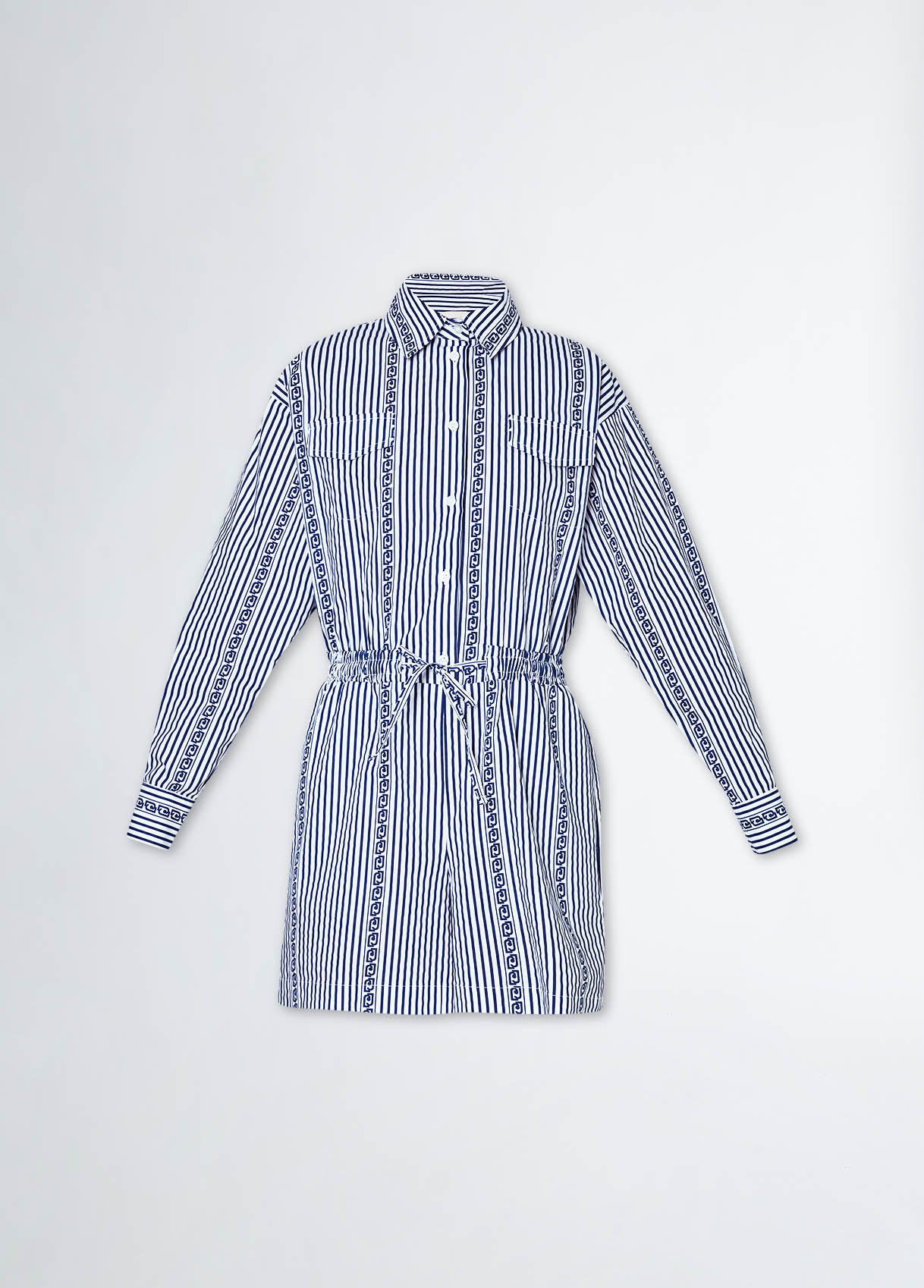 STRIPED JUMPSUIT