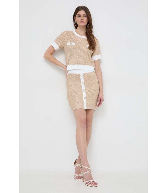 LIU JO JUPE EN MAILLE BOUCLÉ