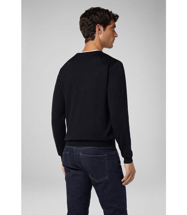 PAL ZILERI EFFORTLESS CREWNECK IN LIGHT WOOL