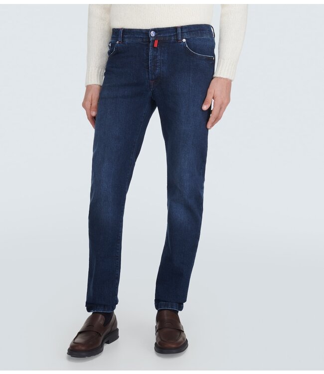 Kiton Straight blue jeans