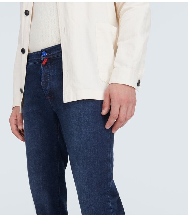 Kiton Straight blue jeans