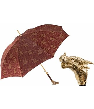 PASOTTI Parapluie avec tête de dragon doré