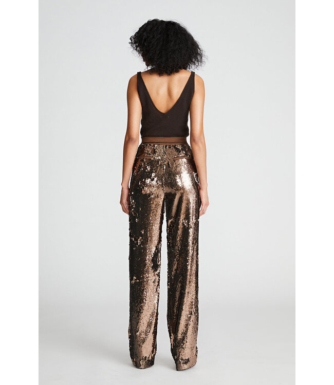 Halston Jett Sequin Trousers