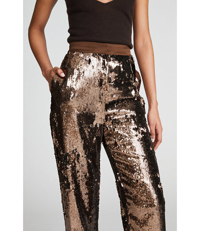 Halston Jett Sequin Trousers