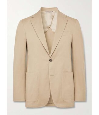 CANALI Costume beige mélange coton