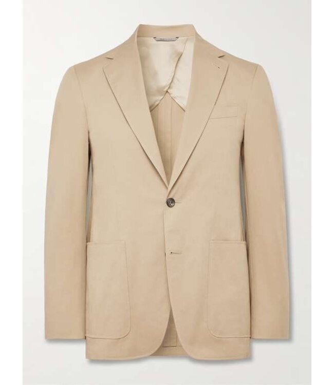 CANALI Cotton-Blend Beige Suit